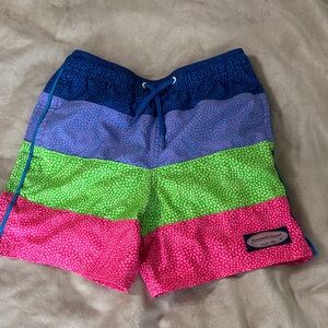 Vineyard Vines Multicolor Striped Swim Shorts